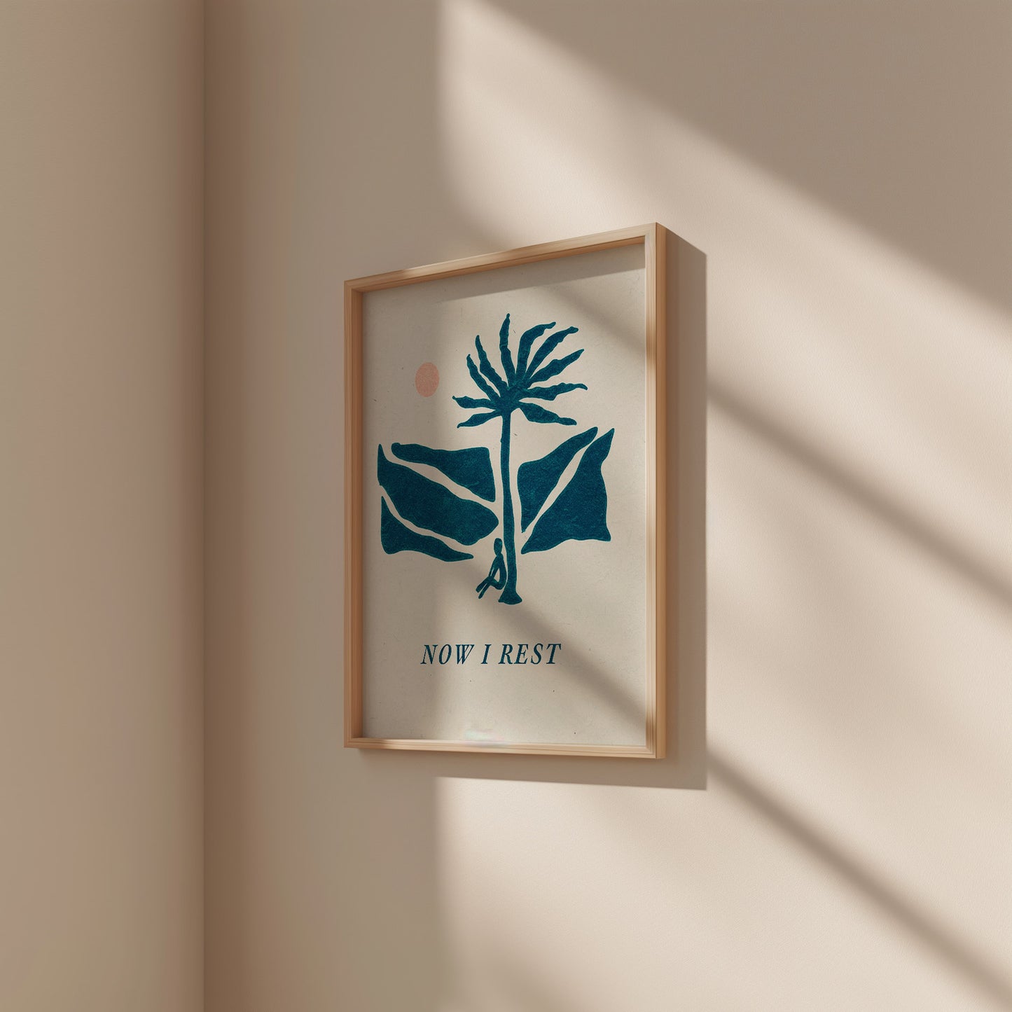 NOW I REST POSTER