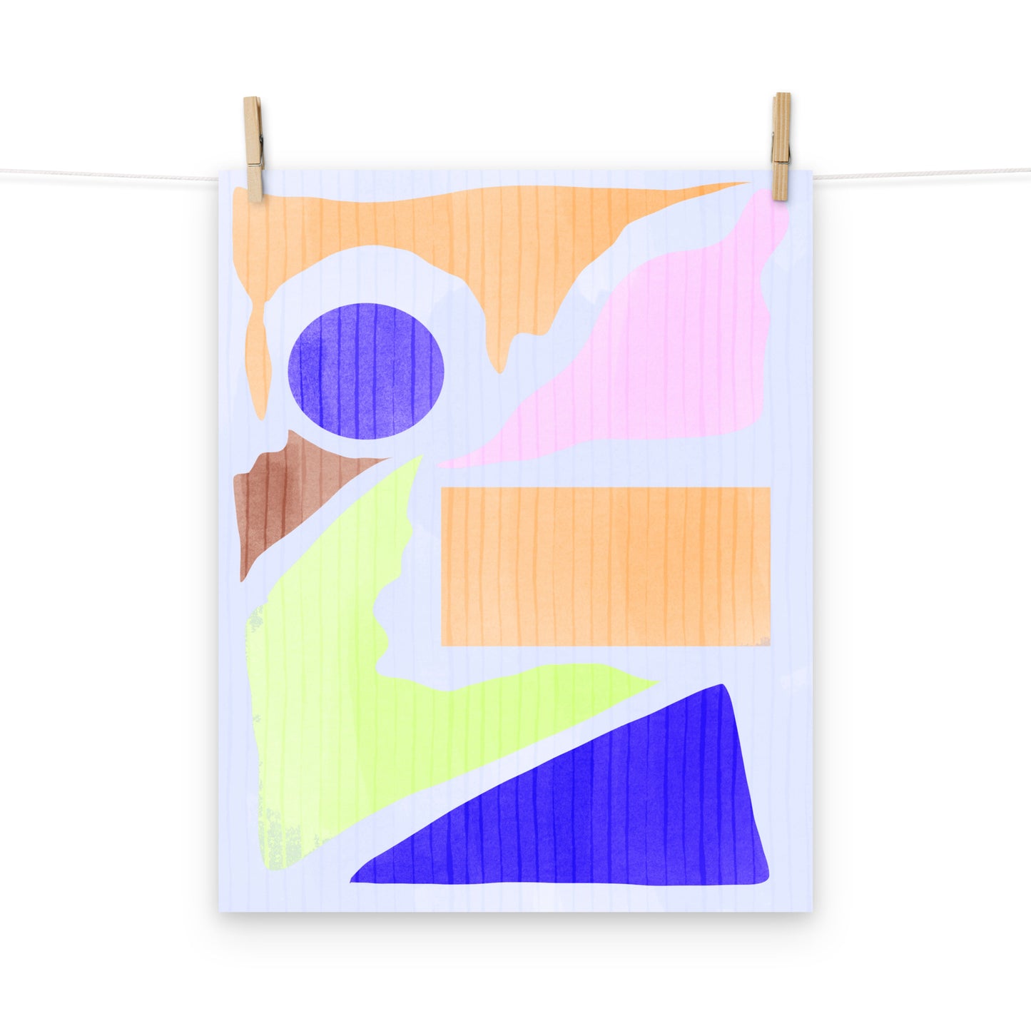 MARKER BIG SHAPES POSTER