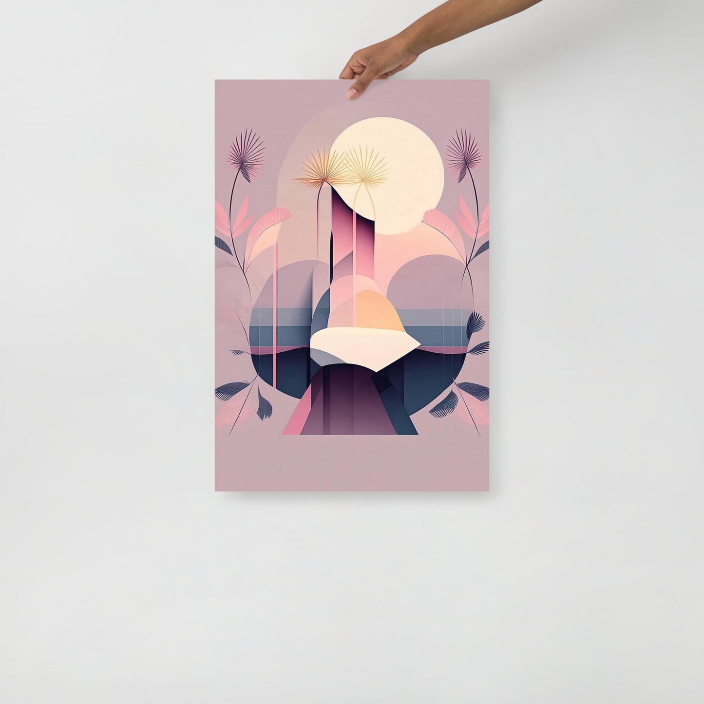 PURPLE SUNSET POSTER