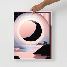 Load image into Gallery viewer, Blue &amp; Black Island Poster

